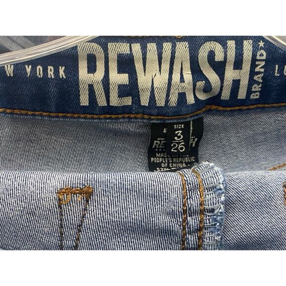Rehash Brand New York Womens Denim Stretch High Rise Straight Leg Size 3-26 - Picture 6 of 6